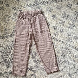 ZARA Striped Brown Kids Pants
